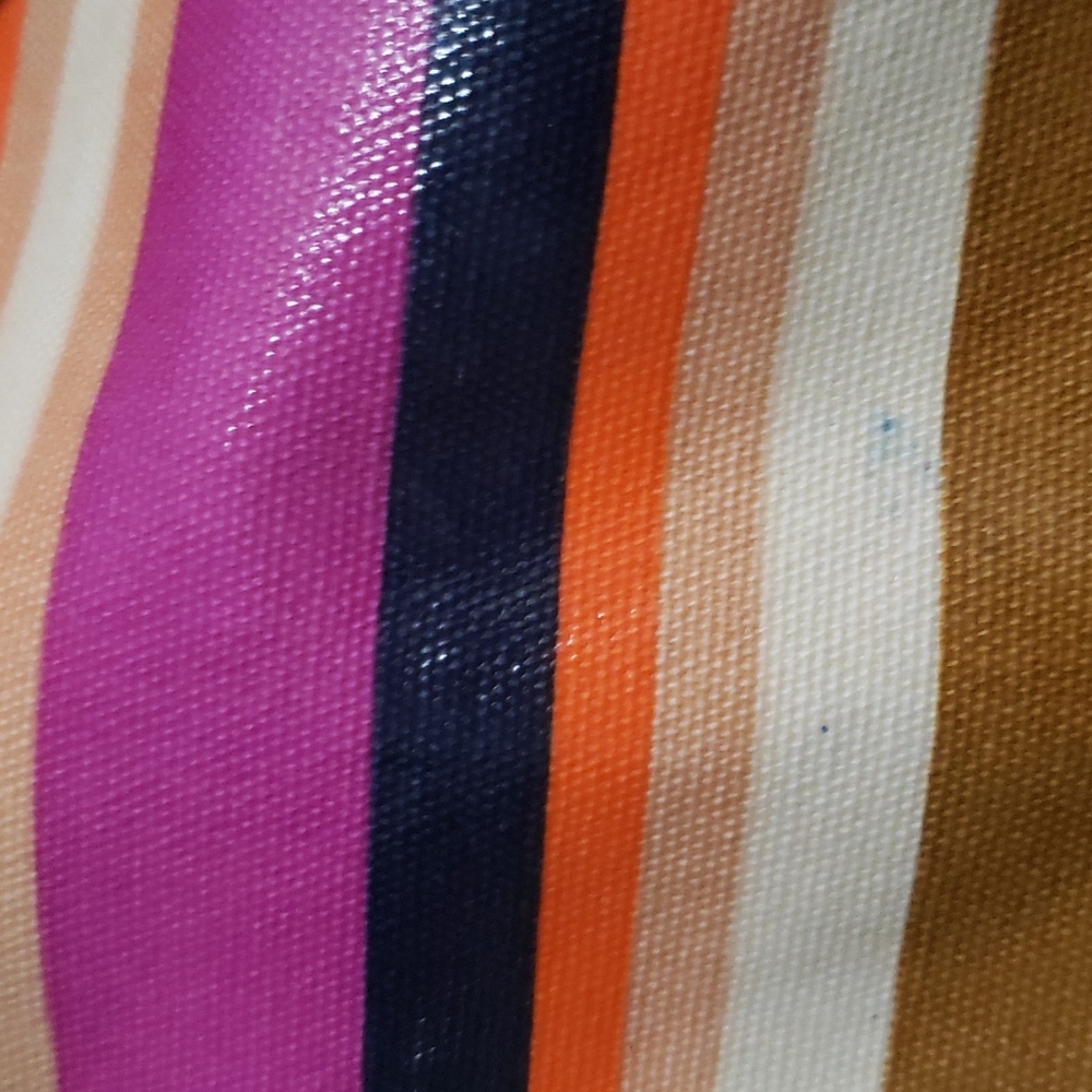 Fossil Canvas Coated Multicolor Striped Crossbody… - image 8